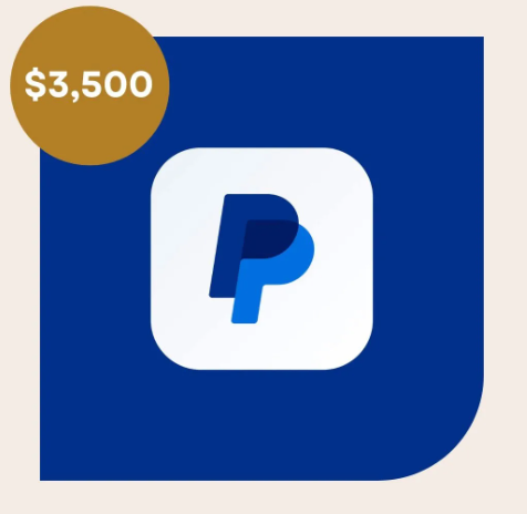 $3,500 PayPal Account To Account Transfer